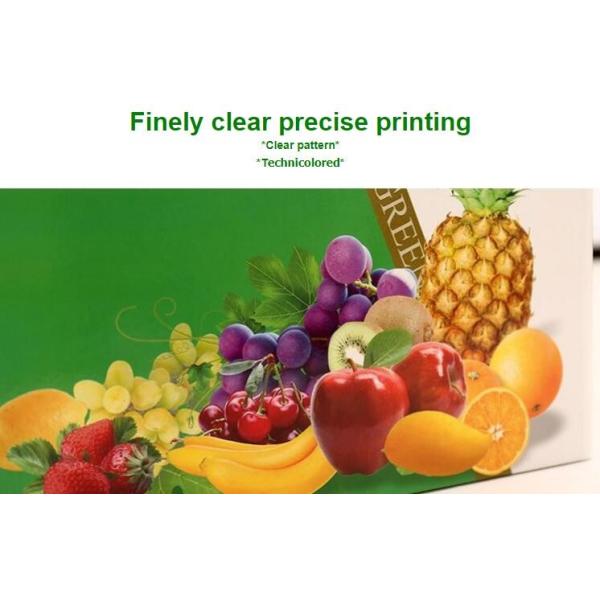 corrugated fruit packing box, kraft paper, gloss lamination, offset printing, foldable box,flower cone,flowral packaging