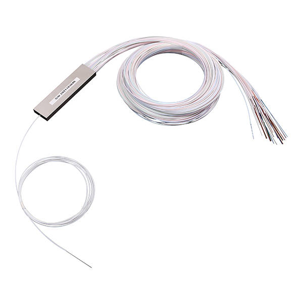 FTTH 0.9mm Mini Steel Tube PLC Splitter 1x16 250μm Fiber Without Connector