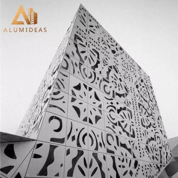 Laser cut aluminum panels