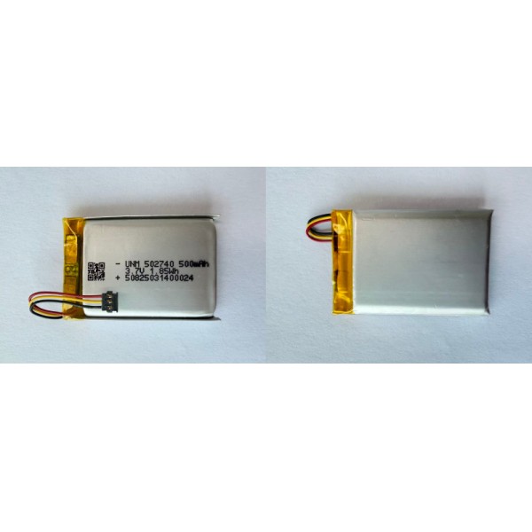 3.7V 500mAh Lithium Polymer Battery 502740 LiPo Battery For Hearing Aid Charging Case