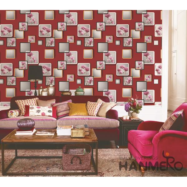 European Modern 3D Home Wallpaper For Bedroom Walls SGS CE Certificate