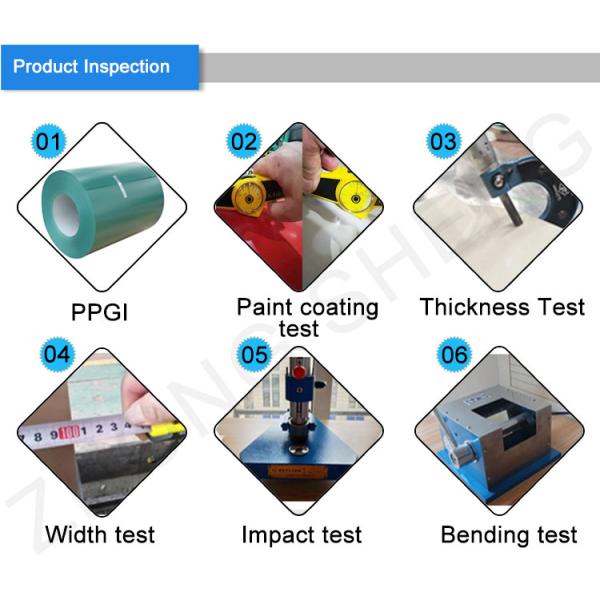 Standard Package ESBS Essar Riffled PPGI Texture Stew RAL5015 Coil PPGI Roll Coils RAL Marble in South Africa for Container