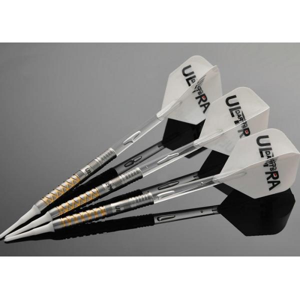 Ultra Darts 18.0g Soft Tip 90% Tungsten Dart Sets With Lip point, Shafts and Flights