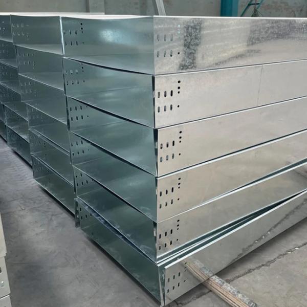 25-200mm Side Rail Height Cable Tray Industrial 6 Feet To 10 Feet Length Wire Management For Organization