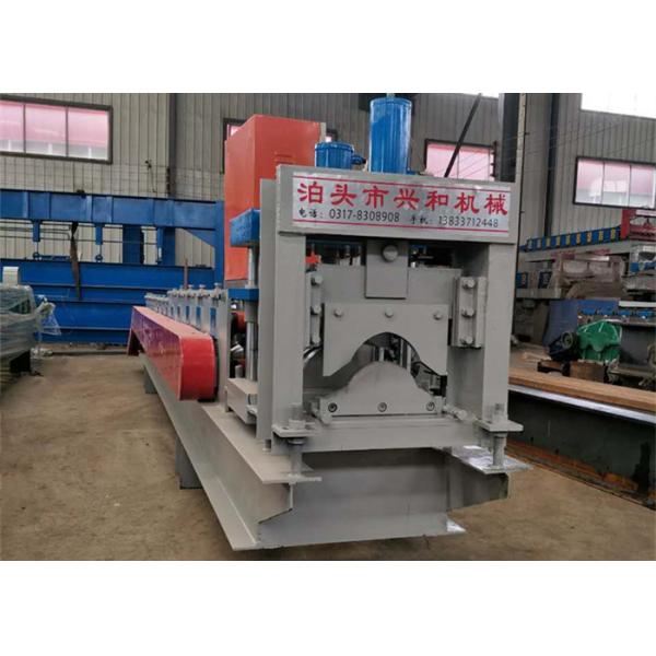 Galvanized Roof Ridge Cap Roll Forming Machine With Hydraulic Pressing Machine