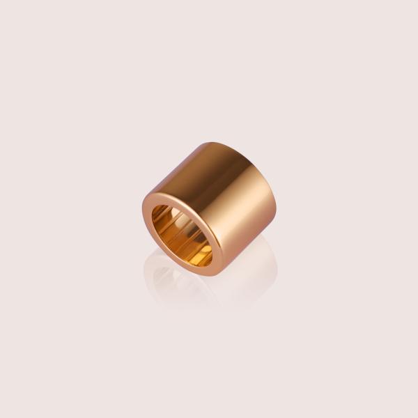 Gold And Silver Color Aluminum Cosmetic Parts Perfume Sprayer Collar