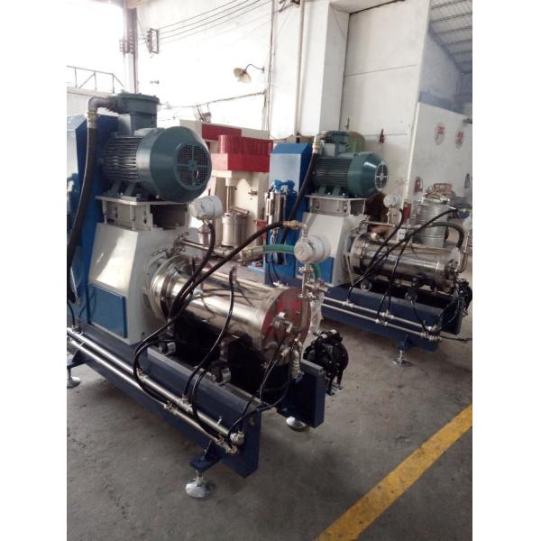60L Capacity Horizontal Nano Bead Mill / Sand Mill With PU Or Ceramic Material Structure
