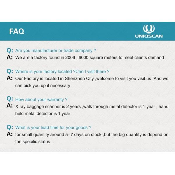 Upward Xray Luggage Scanner X Ray Parcel Scanner With 80° Angle