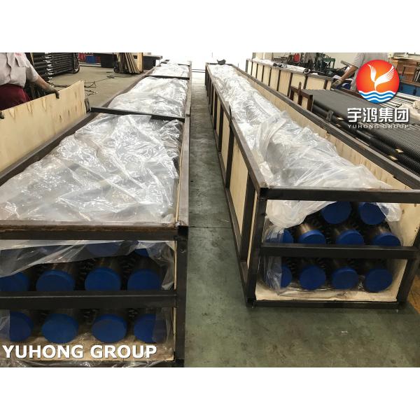 Studded Fin Pipe Alloy Steel Finned Pipe ASTM A213 T9 Carbon Steel Fin For Furnace