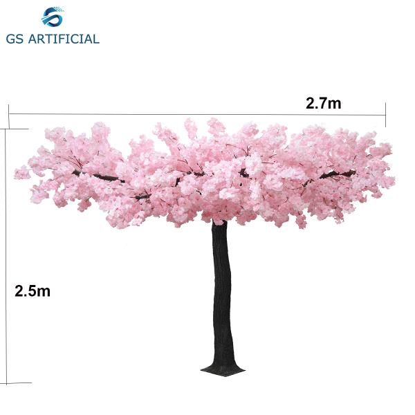 Fiberglass Trunk Wedding Artificial Cherry Blossom Tree Height 2.5m Width 2.7m
