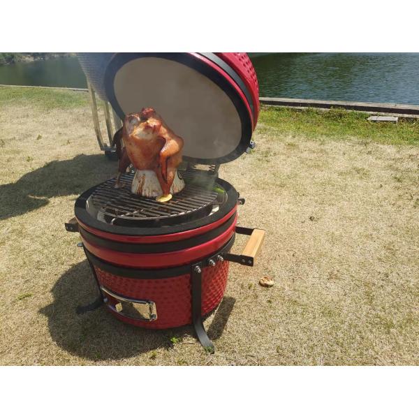Wine Ceramics Charcoal Kamado Grill Smoker Stainless Steel Accessories