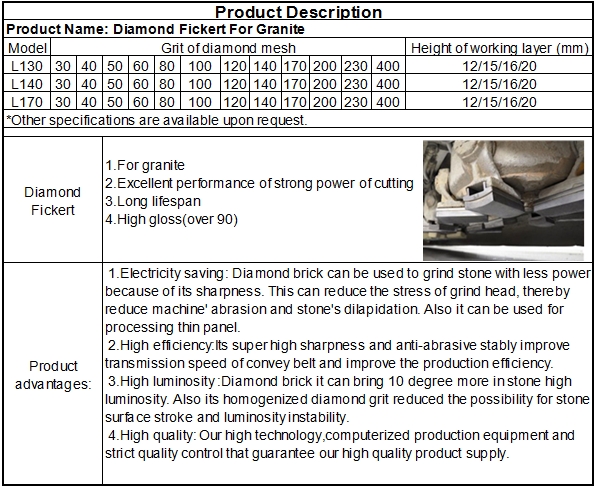 Granite Diamond Fickert