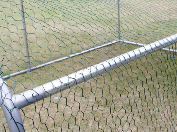 9x6ft Metal Chicken Coop Run For Farm Poultry