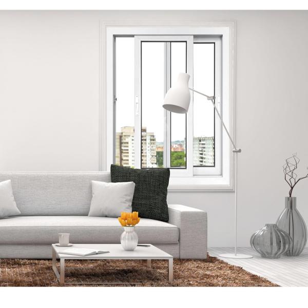 American UPVC Sliding Window And Door Ventilation Performance With FiberGlass Screen Netting Material