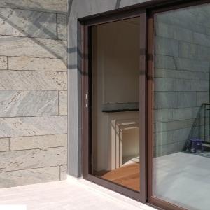 Buy cheap Residential Retractable Flyscreen Doors Aluminum Sliding Screen Door product