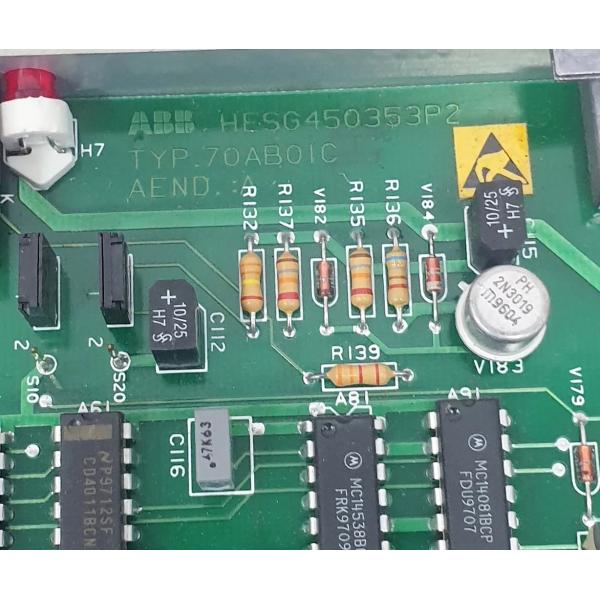 ABB 70AB01C-ES HESG447224R2 Digital Output Module Procontrol P13