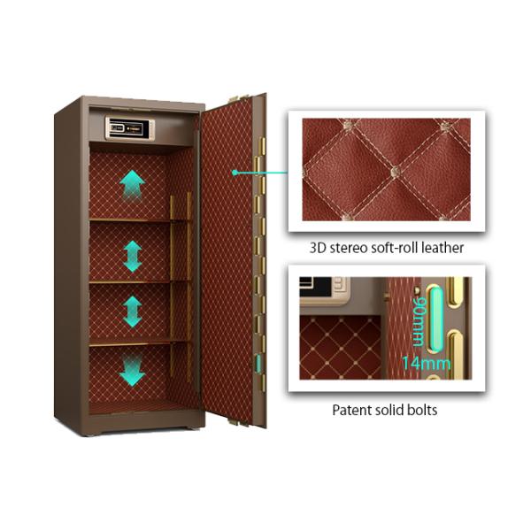 Anti-Theft Commercial Safe Boxes Alarm System Biometric Fingerprint Lock 7 Open Ways