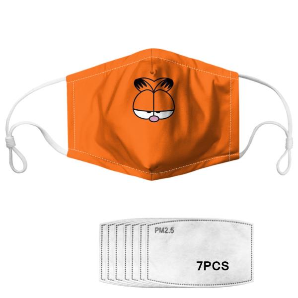 Kids Anti Pollution Printed Face Mask With Widen Earband