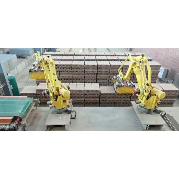 Brictec Double-Stack Firing Process with PLC Control Fully Automatic in Zhejiang Lvzhan Project
