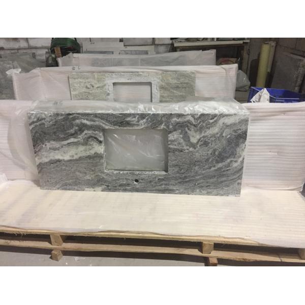 Green Marble Stone Countertops Corrosion Resistant Environmentally Friendly