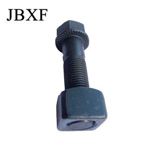 Buy cheap DIN Standard Track Bolt with 30-100mm Metric Thread Length in Carbon Steel from wholesalers
