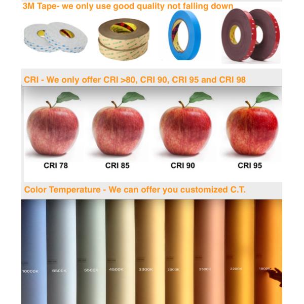 Hot sale High lumen dots-free led strip light COB 480 chips dimmable flexible led COB strip