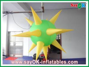 Buy cheap Air Blower Inflatable Lighting Decoration Modern Green and Yellow product