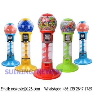 Buy cheap With 500pcs toys, Desktop Mini Coin Operated Candy Vendor Gumball Capsules Toy Vending Machine product