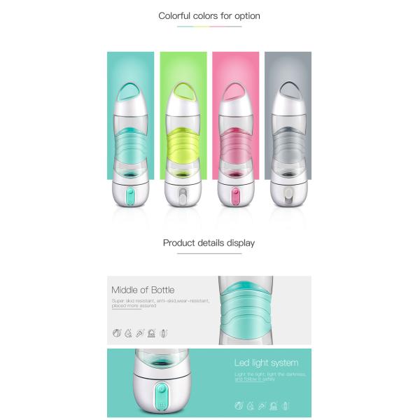 DIDI LED Drink humidifier Bottle / New electric sport water bottle welcome custom logo