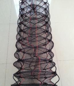 China Replacement Fishing Nets Scallop Farming Lantern Nets Black Green Color on sale