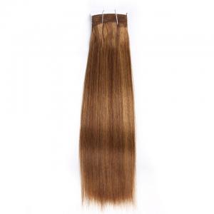 Buy cheap Hair Double Drawn Brazilian Remy Human Hair Bundles Straight Hair Weave Color #P6/27 Piano Colors Blonde Bundles product