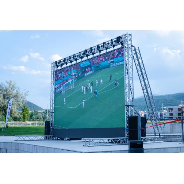 Outdoor Full Color LED Display P6 Waterproof IP68 Digital Signage Screen High Brightness for Advertisement and Commercial