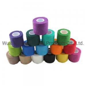 China Cohesive Strapping Tape Non Woven Cohesive Bandage Vet Wrap Sports Ankle on sale
