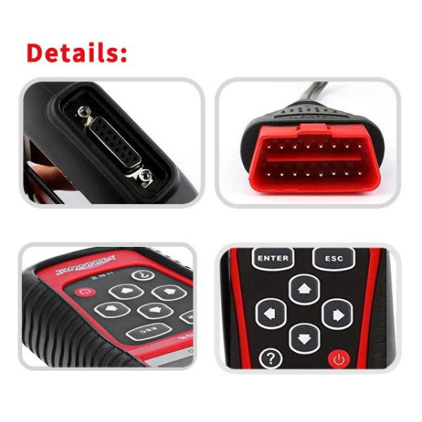 Obd II Obd Connector Launch Car Code Reader KONNWEI KW808 For 12V OBD2 Cars