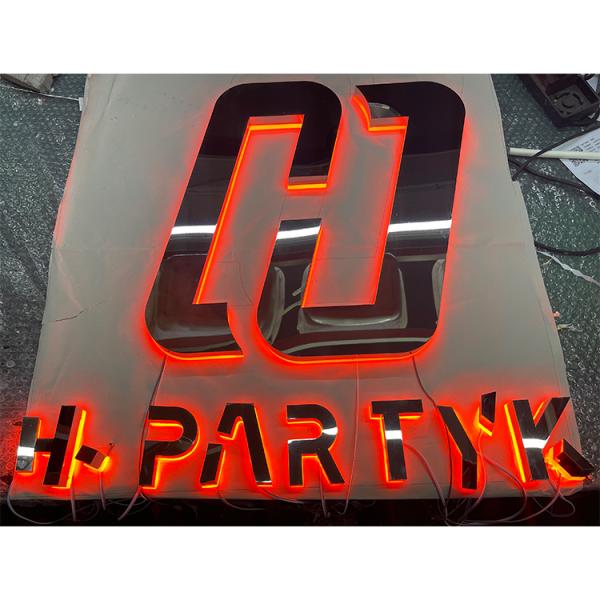 Luminous Characters Acrylic Advertising Sign Luminous Characters Advertising Board Metal Backlight Characters