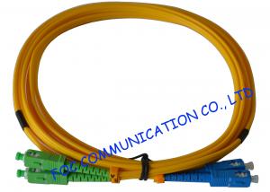 China SC FC LC ST Fiber Optic Patch Cord 9 / 125um Duplex Corning Fiber For LAN on sale