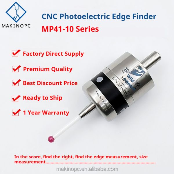 Makinopc MP41-10 Manual 3D Edge Finder Concentricity Adjustment Probe for CNC Machining Tools Workpiece Measurement