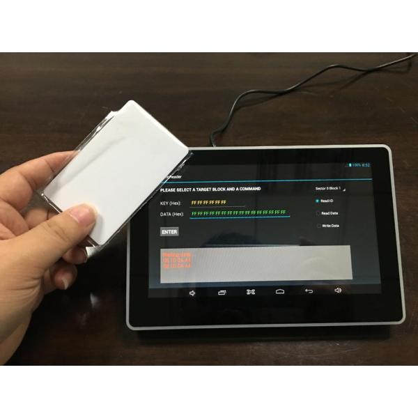 7 Inch Inwall Mount Tablet PC Android NFC Reader LED Light Touch Screen For Office
