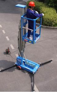 Buy cheap Aluminium Alloy Single Mast Lift Hydraulic Elevating Platform With 10 M Working Height product
