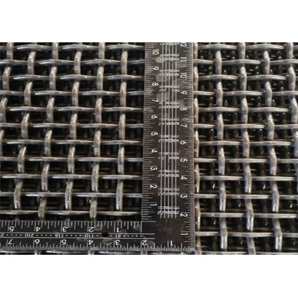 8mm Square Hole Double Crimped Wire Mesh Aperture 25mm
