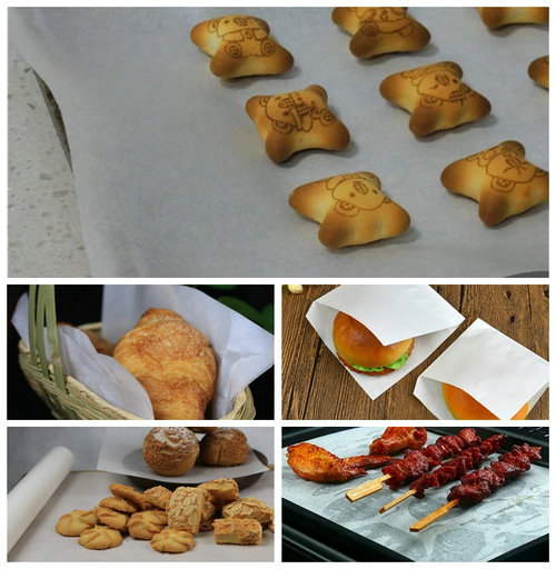 Custom 28g White Food Grade Wax Paper / Kraft Paper For Food Packing