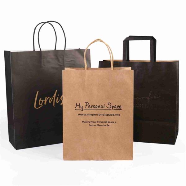Kuaima Brand Flat Handle Shopping Bag With Reinforced Bottom