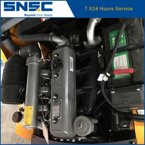 2065mm Mast Height 3.5 Ton Mini Rough Terrain 4x4 Diesel Forklift with Container Mast