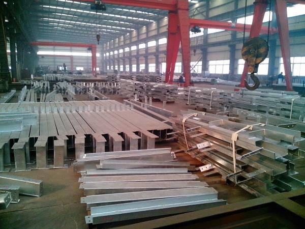 Quality Hot Dip Galvanized Steel Structure Fabrication / Galvanized steel structure for sale