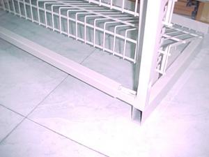 Buy cheap Floor Standing Adjustable Wire Rack , Mulitple Tier Adjustable Display Shelves product