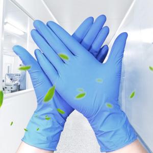 Buy cheap Signo Ambidextrous Disposable Nitrile Work Gloves Medium Large product