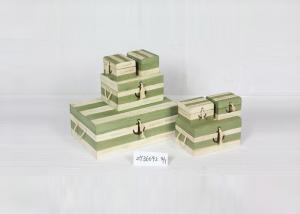 Buy cheap Light Green White 41x37x55cm Jewelry Wooden Box Cabinet product
