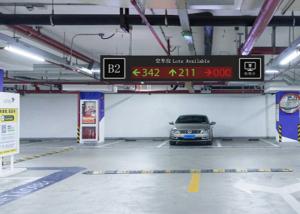 China Front Mounted Ultrasonic Parking Guidance System , Indoor Car Parking Solutions on sale