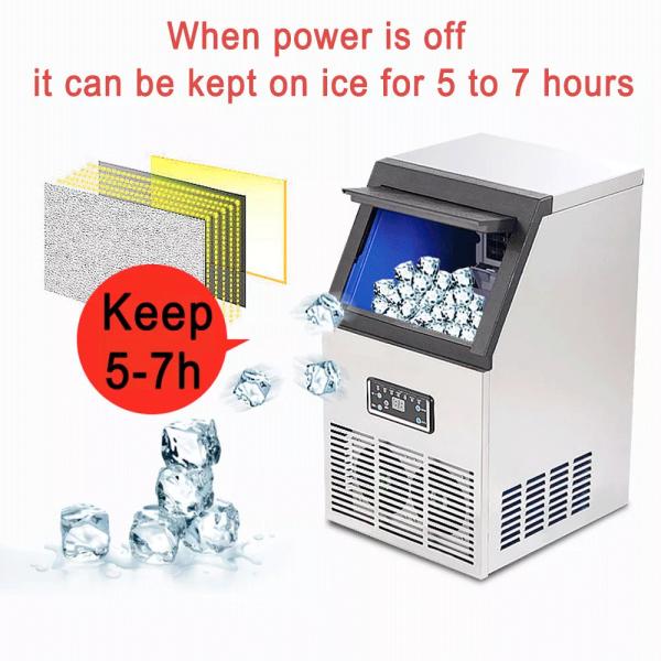 Private Mold Stainless Steel Automatic Countertop Ice Maker Machine for Business Home 400x432x803mm Capacity