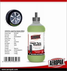 Buy cheap 300ml Safe Aeropak Liquid Tyre Sealant Scooter Motorcycle Emergency Tyre Repair product